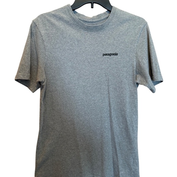 Patagonia Tops - Patagonia Gray Short Sleeve Tee Classic Crew Neck
